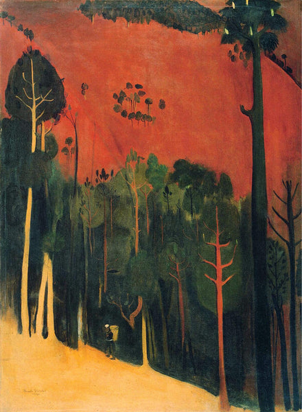 Hillside (Shimla) - Amrita Sher-Gil - Landscape Painting - Posters