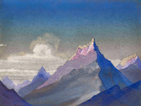Himalayas - 1938 Nicholas Roerich Painting - Posters