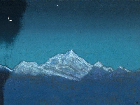 Himalayas (Sikkim 1929) - Nicholas Roerich Painting - Life Size Posters