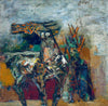 Horse 84 - Maqbool Fida Husain Painting - Large Art Prints