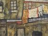 House Wall On The River - Egon Schiele Expressionist Painting - Posters