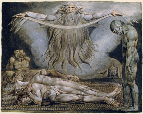 House of Death - William Blake - Large Art Prints by William Blake