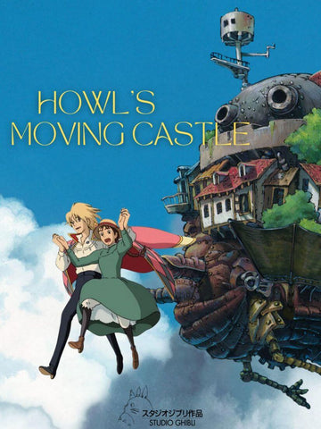 Howls Moving Castle - Studio Ghibli - Japanaese Animated Movie - Art Poster by Tallenge