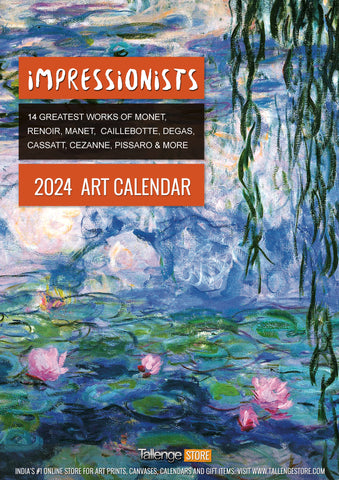 2024 Wall Calendar -  Art by Impressionists by Tallenge Store
