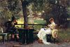 In Love - Marcus Stone R A - Victorian Romantic  Painting - Posters