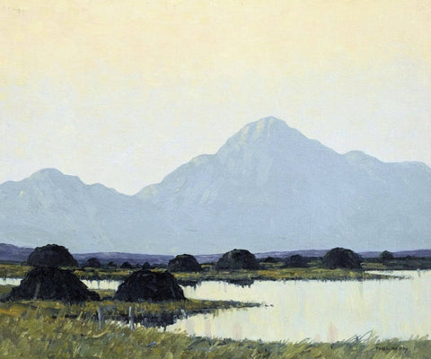 In The West Of Ireland - Paul Henry RHA - Irish Master - Landscape Impressionist Painting by Paul Henry