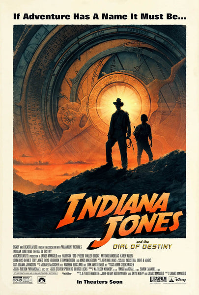 Indiana Jones And The Dial Of Destiny - Harrison Ford - Steven Spielberg - Hollywood Action Movie Poster 2 - Posters