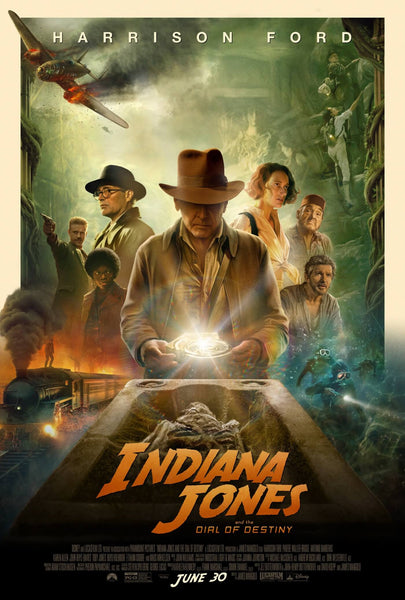 Indiana Jones And The Indiana Jones And The Dial Indiana Jones And The Dial Of Destiny - Harrison Ford - Steven Spielberg - Hollywood Action Movie Poster - Posters
