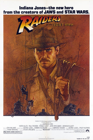 Indiana Jones And The Raiders Of The Lost Ark - Harrison Ford - Steven Spielberg - Hollywood Action Movie Poster 2 - Framed Prints