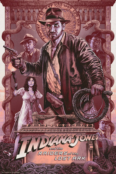 Indiana Jones And The Raiders Of The Lost Ark - Harrison Ford - Steven Spielberg - Hollywood Action Movie Poster 4 - Posters