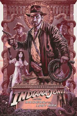 Indiana Jones And The Raiders Of The Lost Ark - Harrison Ford - Steven Spielberg - Hollywood Action Movie Poster 4 - Posters