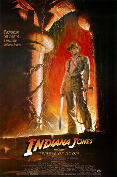 Indiana Jones And The Temple Of Doom - Harrison Ford - Steven Spielberg - Hollywood Action Movie Poster 2 - Posters