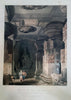 Indra Sabha Temple In The Ellora Caves - Captain Robert M Grindlay -  Vintage Orientalist Painting Of India - Framed Prints