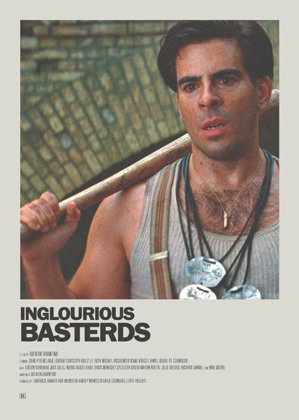 Inglourious Basterds - Eli Roth - Quentin Tarantino - Hollywood Movie Poster - Canvas Prints