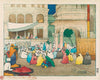 Inside The Golden Temple In Amritsar  - Charles W Bartlett - Vintage 1916 Orientalist Woodblock India Painting - Posters