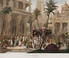 Interior Of Temple At Kanchipuram  Madras - Prince Alexis Soltykoff - Voyages Dans l'inde -  Orientalist Art Painting - Art Prints