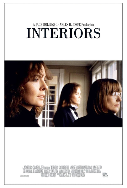 Interiors - Diane Keaton - Woody Allen - Hollywood English Movie Poster 2 - Canvas Prints