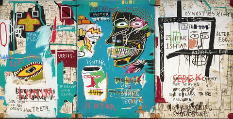 Ishtar - Jean-Michael Basquiat - Neo Expressionist Painting by Jean-Michel Basquiat
