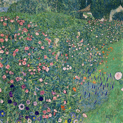 Italian Garden in Garda - Gustav Klimt - Masterpiece Landscape Painting