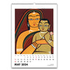 2024 Wall Calendar - Art By Indian Master - Jamini Roy