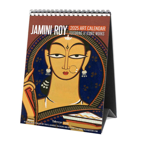 2025 Desk Calendar - Art by Indian Masters - Jamini Roy by Tallenge Store