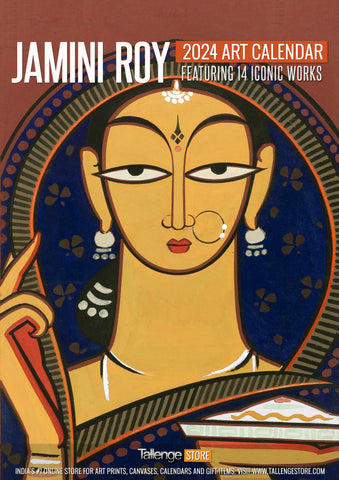 2024 Wall Calendar - Art By Indian Master - Jamini Roy by Tallenge Store