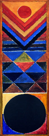 Jeevan (Life) - Sayed Haider Raza Painting - Posters