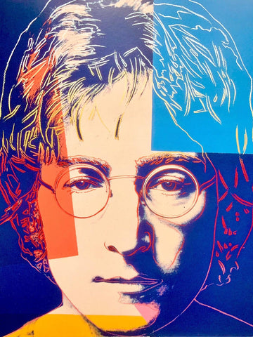 John Lennon - Andy Warhol - Pop Art Print by Pop Art Collection