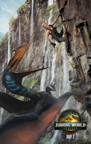 Jurassic World Rebirth - Scarlett Johansson - Hollywood Movie Poster 2 - Large Art Prints