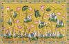 Kamal Talai (Lotus Pond) - Contemporary Krishna Pichwai Painting - Framed Prints