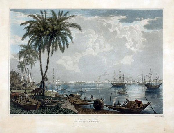 Kidderpore (from Views Of Calcutta series)  - James Baillie Fraser - c1824 Vintage Orientalist Painting of India - Posters
