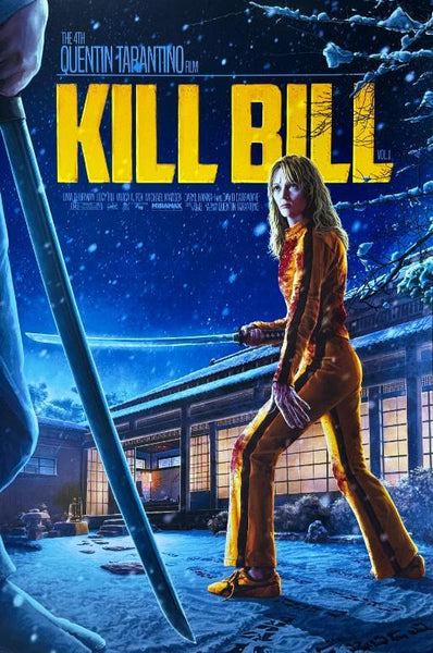 Kill Bill - Fight At The  - Quentin Tarantino -  Movie Poster - Canvas Prints