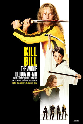Kill Bill - The Whole Bloody Affair  - Quentin Tarantino -  Movie Poster - Framed Prints