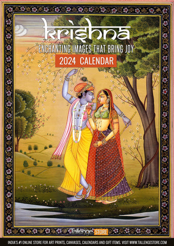 2024 Wall Calendar - Enchanting Krishna by Tallenge Store