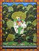 Krishna In Vrindavan Forest - Pichwai Painting - Life Size Posters