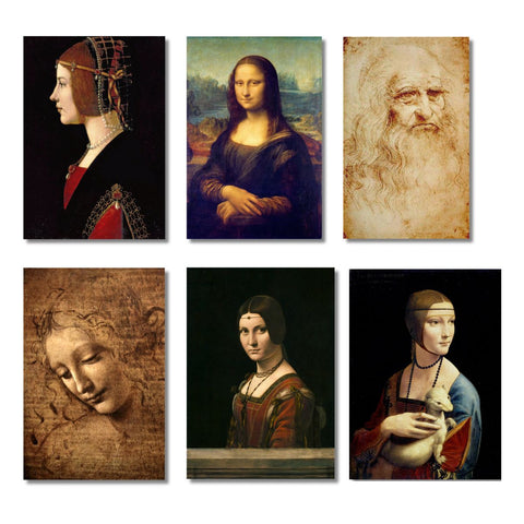 Greatest Artworks Of Leonardo Da Vinci – A Set Of 10 Posters (Paper,12 x 17 inches, MultiColour)