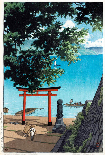 Lake Chuzenji Nikko  - Kawase Hasui - Ukiyo-e Woodblock Print Art Painting - Canvas Prints