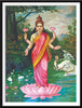 Set of 10 Best of Raja Ravi Varma Spiritual Deities Paintings - Framed Poster Paper (12 x 17 inches) each