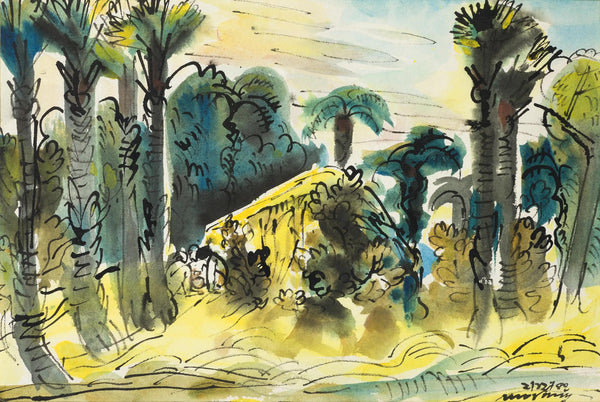 Landscape - Ramkinkar Baij - Bengal School - Indian Painting - Posters