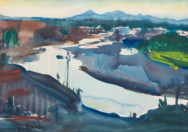 Landscape - Sayed Haider Raza (Early Works) - Posters