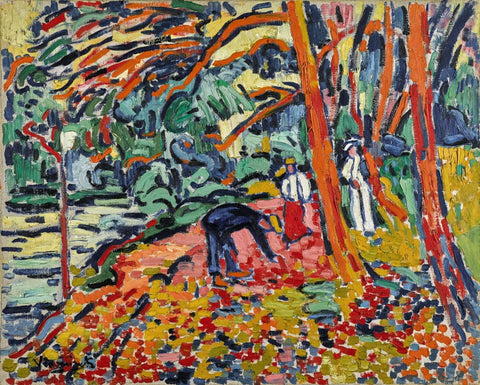 Landscape With Dead Wood (Paysage Au Bois Mort) - Maurice de Vlaminck - Fauvist Masterpiece Painting - Framed Prints