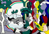 Landscape With Figures And Rainbow (from Landscape Series) - Roy Lichtenstein - Modern Pop Art Painting - Large Art Prints