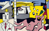 Landscape with Figures (from Landscape Series) - Roy Lichtenstein - Modern Pop Art Painting - Large Art Prints