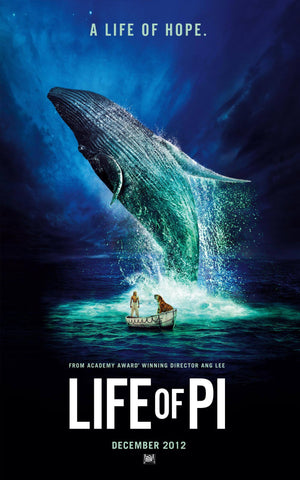 Life Of Pi - Ang Lee - Hollywood Movie Poster 3 - Canvas Prints