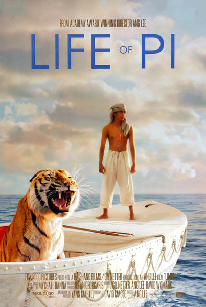 Life Of Pi - Ang Lee - Hollywood Movie Poster - Posters