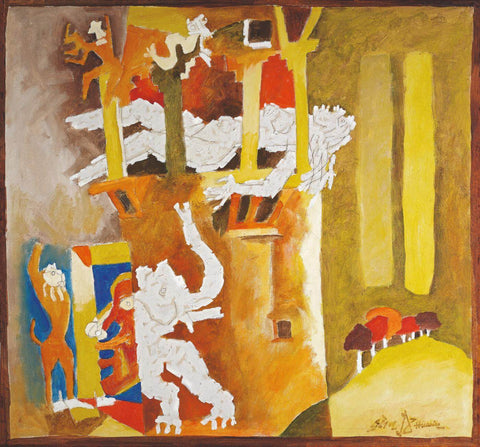 Living Goddess - Maqbool Fida Husain Painting - Posters