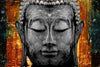 Lord Buddha - Contemporary Abstract Art - Canvas Prints