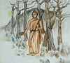 Lord Buddha - Nandalal Bose - Bengal School - Indian Art Painting - Posters