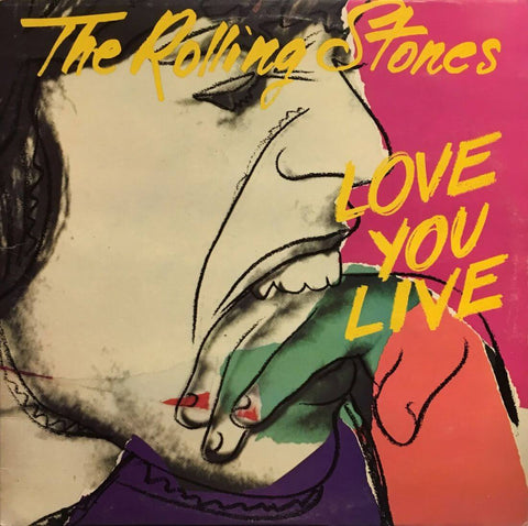 Love You Live - Rolling Stones Album Cover Art - Andy Warhol - Pop Art Print by Andy Warhol