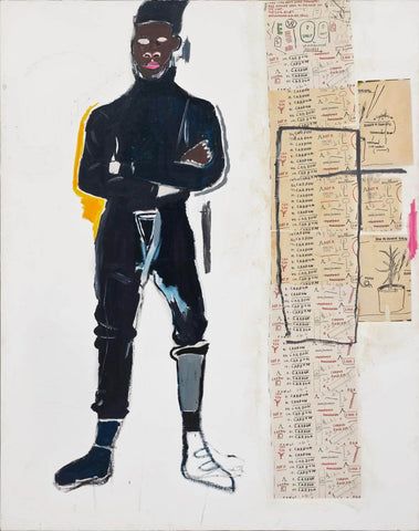 MP - Jean-Michael Basquiat - Neo Expressionist Painting by Jean-Michel Basquiat